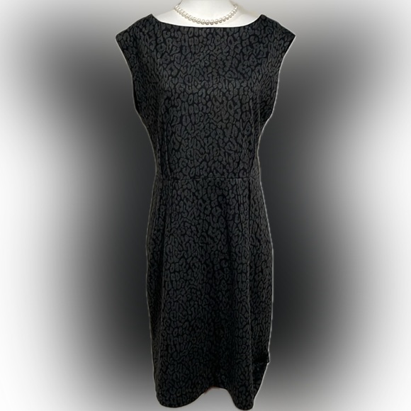LOFT Dresses & Skirts - LOFT subtle cheetah print wool-like dress. So soft!